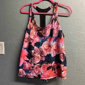 Lululemon floral tank